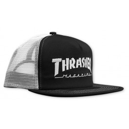 Thrasher casquette logo  noir et blanche 